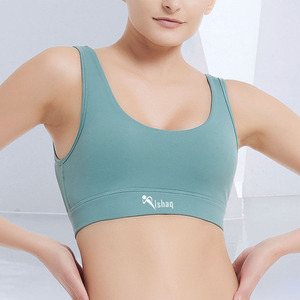 Top Deportivo Transpirable de Alta Sujeción para Mujer, con Espalda Cruzada, Acolchado, Personalizable con Logotipo, Spandex/Poliéster, con Relleno Extraíble - Product Image 1