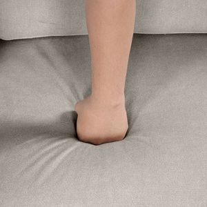 Divano Letto Sezionale a U da 109 Pollici con Due Porte USB e Chaise Longue Contenitore, Quattro Cuscini per il Soggiorno - Product Image 1