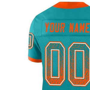 Camiseta de Fútbol Americano Cosida Personalizable para Hombre, Camisetas Bordadas con Malla Transpirable y Bordado OEM - Product Image 6