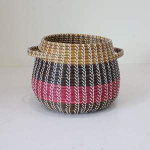 Cestas de Jacinto de Agua Tejidas a Mano, Cestas de Plantas, Cestas de Hierba Marina, Decoración Ecológica Natural para el Hogar, Proveedor Mayorista - Product Image 1