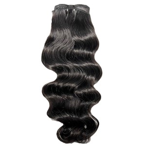 Cheveux indiens du sud 100 % naturels, non traités, non emmêlés, vente en gros disponible, 28 pouces. - Product Image 3