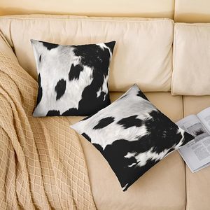 Funda de cojín cuadrada con estampado animal y cierre de cremallera, decoración moderna para el hogar, funda de almohada estampada lavable - Product Image 6