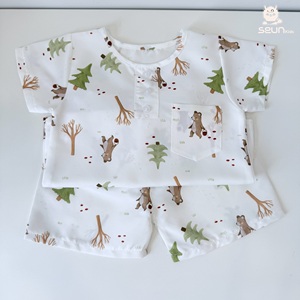 Conjunto Casual de Verano para Niños, Ropa Infantil al por Mayor, Transpirable y Suave, Conjuntos Infantiles de Alta Calidad, Prenda Vietnamita, Comodidad Durante Todo el Día - Product Image 3