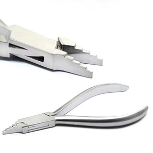 Alicate Premium para Formar Bucles Nance, Acero Inoxidable, Instrumentos Dentales de Ortodoncia, Herramienta Reutilizable para Doblar Alambres en Cuatro Pasos, 13cm, CE - Product Image 3