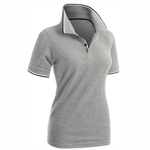 Polo pour femme à séchage rapide, logo personnalisé, manches courtes, respirant, piqué, pour le golf, vêtements de sport, uniforme de travail, vente en gros pour femmes - Product Image 5