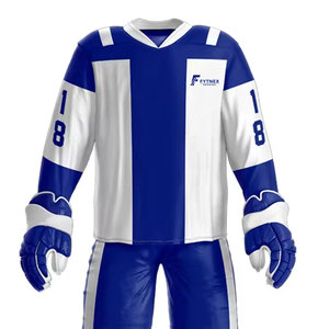 Uniforme de hockey sobre hielo cómodo y personalizado, en stock, 100% poliéster. - Product Image 5
