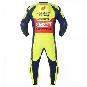 Traje de Carreras Nicky Hayden MotoCP Premium de Una Pieza Completo para Pista con Protectores Deslizantes OEM CE - Product Image 2