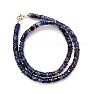 Natural Iolite Faceted Heishi Tyre Gemstone <b>Necklace</b> <b>Opal</b> Beaded <b>Necklace</b> For Girls Women Handmade Jewelry From Manufacturer - Product Image 1