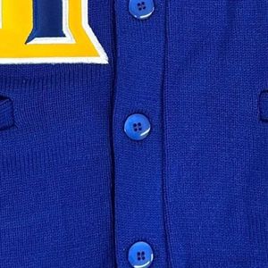 Ladies Life Member Knitted <b>Cardigan</b> Button Down <b>Long</b> Sleeve Greek Inspired Sorority Style Casual College Fashion Sweater - Product Image 6