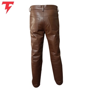 Pantalones Cortos Deportivos Personalizados de Alta Calidad para Hombre, de Cuero Genuino, Estilo Urbano, para Motociclismo, Transpirables, de Secado Rápido, para Gimnasio y Running - Product Image 2