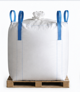 Sac Jumbo circulaire en PP tissé avec bec verseur d'ouverture supérieure, bec verseur de déchargement inférieur et boucles de levage aux coins croisés - Product Image 5