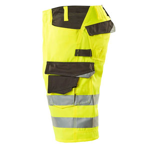 Shorts de travail haute visibilité pour hommes, de qualité supérieure, avec poches cargo et bandes réfléchissantes - Product Image 2