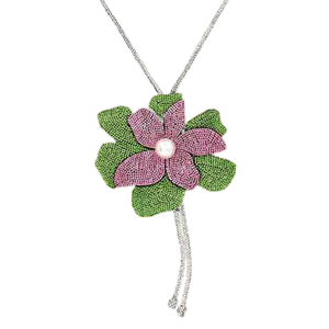 <b>Silver</b> Multi Strand <b>Choker</b> Necklace Greek Letter Charms Natural Stone Number Design-Wedding Luxury Pendant Necklace for Women - Product Image 5