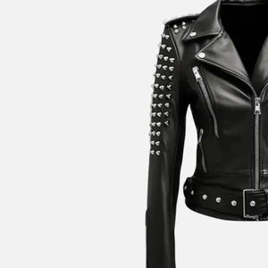 Veste en cuir pour femmes, vêtements de moto, veste en cuir pour femmes, homologation CE approuvée, processus homologué - Product Image 4