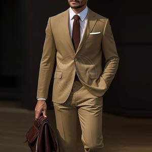Costume homme premium, coupe ajustée, design classique, avec veste et pantalon, pour événements et réunions - Product Image 3