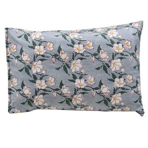 Best Price Floral Printed Cotton <b>Throw</b> Pillow Cover Rectangle Envelope Closure Washable Decorative Pillow Case Pastoral Style - Product Image 3