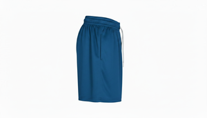 Shorts décontractés en polyester pour hommes, tissu doux, respirant, léger, taille élastique, confortable, à séchage rapide, pour la salle de sport et la course à pied - Product Image 2