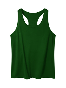 Camiseta deportiva sin mangas para hombre con logo personalizado, para gimnasio, fitness, tela fresca tipo Ice Fabric, transpirable, ligera, de secado rápido, para entrenamiento y yoga. - Product Image 3