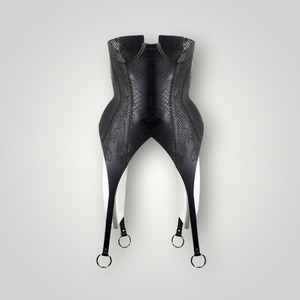 <b>Women</b> Genuine Leather <b>Corset</b> Top Crop Bustier Bra <b>Corset</b> Tops Female Trendy Wholesale <b>Corsets</b> Customization Available - Product Image 1