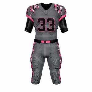Conjunto de Uniforme de Fútbol Americano Personalizado al por Mayor 2026, Jersey y Pantalones, Tela de Malla Transpirable, Uniforme de Entrenamiento de Equipo, Fabricante OEM - Product Image 2