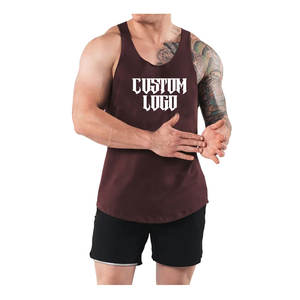 Débardeur de sport décontracté pour homme personnalisé, 100 % coton, léger, sans manches, pour l'entraînement - Product Image 6