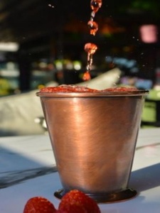 Verres à boire en cuivre avec doublure intérieure de qualité supérieure, gobelets métalliques pour l'eau, les jus, les cocktails, durables, réutilisables, vaisselle de cuisine. - Product Image 2