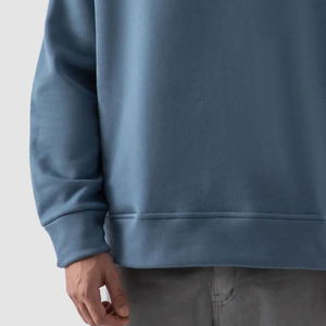 Sweat à capuche superposé d'hiver de qualité supérieure, manches longues, 100 % coton molletonné respirant, disponible en gros pour hommes - Product Image 5