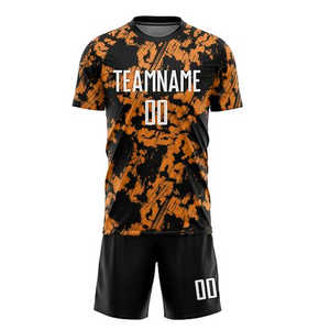 Uniformes de Fútbol Personalizados de Primera Calidad para Adultos, Verano, Secado Rápido, Transpirables, Protección UV, Antibacterianos, Impresión por Sublimación, Sólidos - Product Image 3