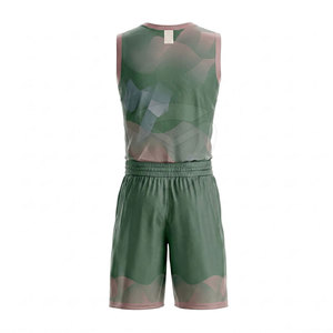Basketball Uniform For <b>Athletes</b> Durable Material Comfortable Fit Suitable Basketball Uniform For Competitive Matches - Product Image 3