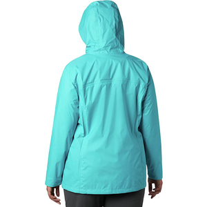 Nouvelle arrivée : veste coupe-vent pour femme, 100 % polyester, softshell, fermeture éclair, impression de logo personnalisée, fabrication OEM. - Product Image 6