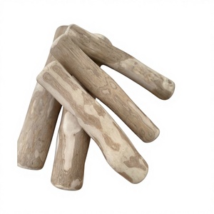 Bâton à mâcher en bois de café de haute qualité, sans éclats, branche naturelle pour la dentition, hygiène dentaire, soulagement du stress, jouet en bois pour animaux de compagnie, 22 cm - Product Image 1