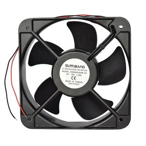 พัดลมระบายความร้อนแบบแกน D20060-TK 12/24/48V ขนาด 200x60 มม. ทนอุณหภูมิสูง พร้อมลูกปืน - Product Image 2