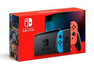 Consola Nintendo Switch 100% Original con Joy-Con Azul Neón y Rojo Neón, Controles Azul Neón y Rojo Neón, Alimentada por Batería, para Jugar - Product Image 3