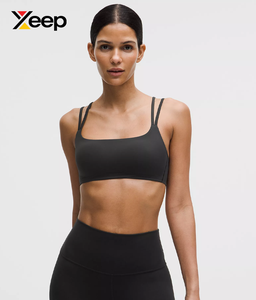 เสื้อชั้นในกีฬาโยคะคุณภาพสูงสำหรับผู้หญิง XEEP รุ่น XC-SB-188 แบบเรียบง่าย ระบายอากาศได้ดี สายปรับได้ แผ่นรองถอดออกได้ รองรับได้ดีเยี่ยม แห้งเร็ว - Product Image 1