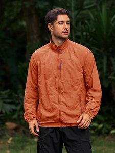 <b>Mens</b> Lightweight <b>Jacket</b> Windbreaker Full <b>Zip</b> Long Sleeve Outdoor Athletic <b>Jackets</b> for Hiking - Product Image 2