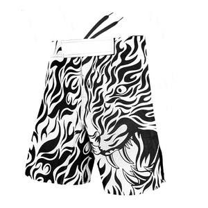 Shorts de fitness MMA pour hommes, légers, confortables, de haute qualité, avec impression de logo personnalisée, longueur courte, taille mi-haute - Product Image 1