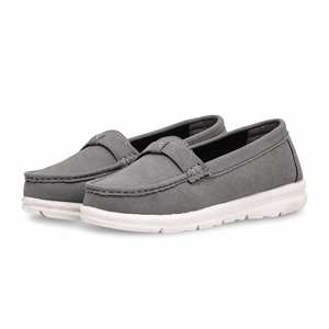Pull Mocassin Gris Pour Femme WN4423 - Product Image 3