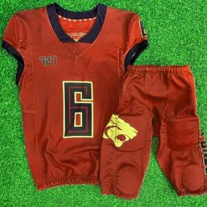 Uniformes de Fútbol Americano Juvenil al por Mayor, Conjuntos de Camisetas de Práctica de Fútbol Profesional, Uniforme de Fútbol Americano con Logotipo Personalizado - Product Image 2