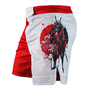 กางเกง MMA ขาสั้นระบายอากาศสีทูโทนพิมพ์ซับลิเมชันดีไซน์ใหม่ - Product Image 3