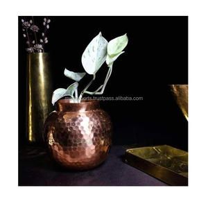 Vases à fleurs en métal modernes de haute qualité Pot de table fini nickel pour mariage Prix de gros Premium Nouveau style - Product Image 6