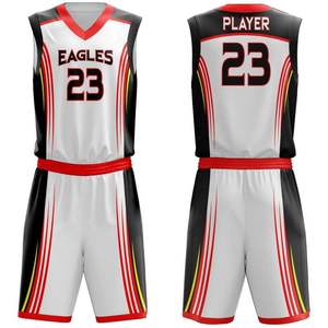 Conjuntos de Uniformes de Baloncesto Sublimados Personalizados de Último Diseño y Alta Calidad para la Temporada de Verano, Unisex, Anti-UV, Transpirables y de Secado Rápido - Product Image 2