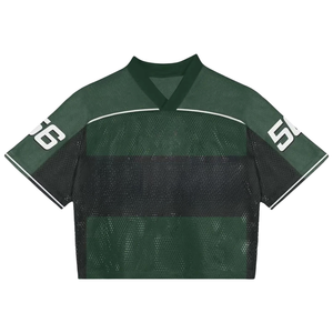 Customizable Retro Gym Sports <b>T</b>-<b>Shirt</b> for Men Men's Plus Size Boxy Football Jersey with Loose Mesh Cropped <b>T</b>-<b>shirts</b> for Soccer - Product Image 6