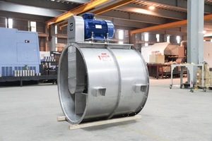 Ventilador axial de uso industrial con certificación CE APL-8-9I, accionamiento por correa, tubo de acero inoxidable, diámetro de aspas de 15 a 60 pulgadas - Product Image 6