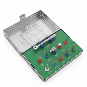 Dental <b>Bone</b> Expander Kit With <b>Saw</b> Disks And Wrench Manual Surgical Tools For Implant Surgery Multiple Colors CE Certified - Product Image 5
