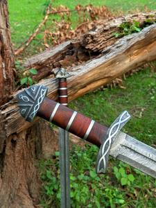 Couteau de cuisine en acier Damas sur mesure, différents styles, prix bas, qualité professionnelle, manche de haute qualité - Product Image 4