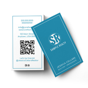 Kartu nama kode Qr elegan cetak kustom pabrik - Product Image 3