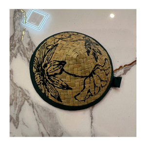 Mini sac fourre-tout en feuilles de palmier tissées naturelles, sac panier artisanal, sac de shopping écologique, sac cadeau, fabricant OEM ODM sur mesure - Product Image 1
