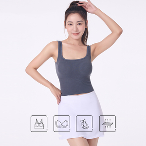 New Arrival Designer Women <b>Crop</b> TankTop High Quality Sexy One Shoulder Womens Ribbed Tank <b>Top</b> cheap price - Product Image 3