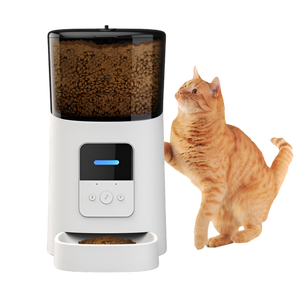 Distributeur automatique de nourriture pour animaux de compagnie Sudex Tuya, compatible chien et chat, avec application mobile WiFi, contrôle à distance par microchip, bol d'alimentation intelligent 6L - Product Image 1