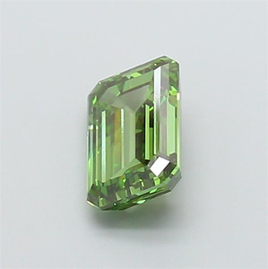 Exquisita piedra preciosa suelta de esmeralda verde de 1 quilate con simetría de corte escalonado de élite y claridad de color intensa excepcional. - Product Image 2